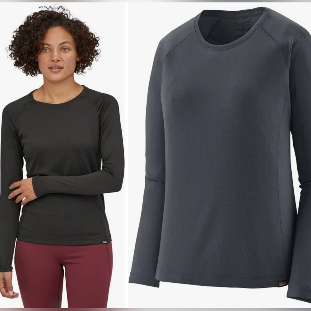 Patagonia XS Womens Capilene Midweight Base Layer Crew Gorpcore Hiking Outdoors